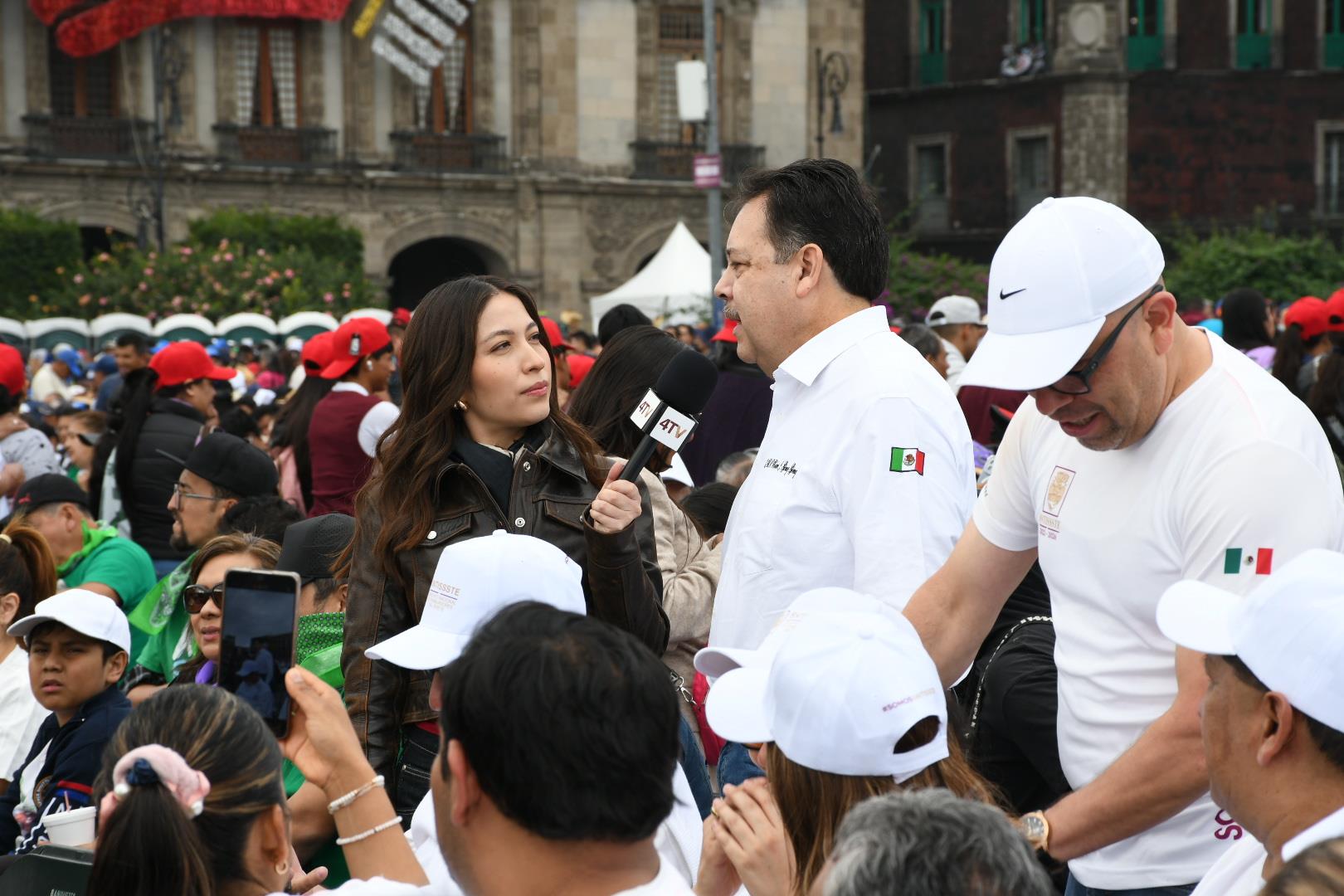 Asamblea informativa de la presidenta Claudia Sheinbaum Pardo en el Zócalo de la Ciudad de México 